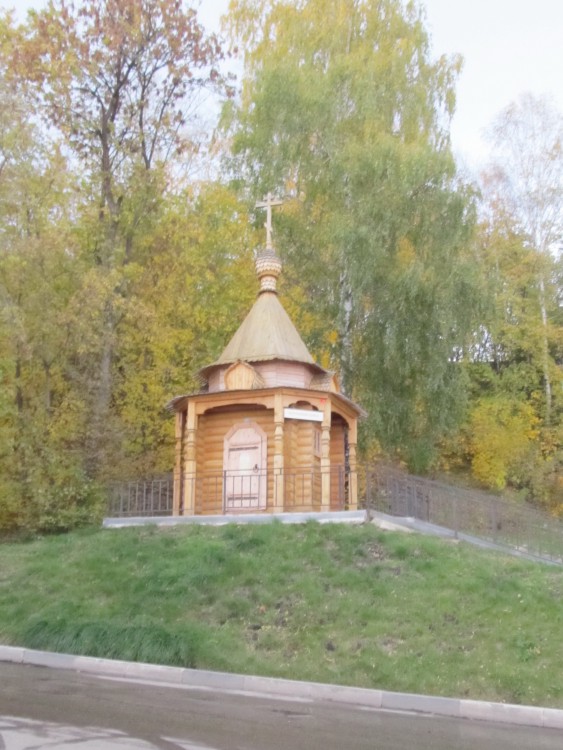 Городец. Неизвестная часовня. общий вид в ландшафте