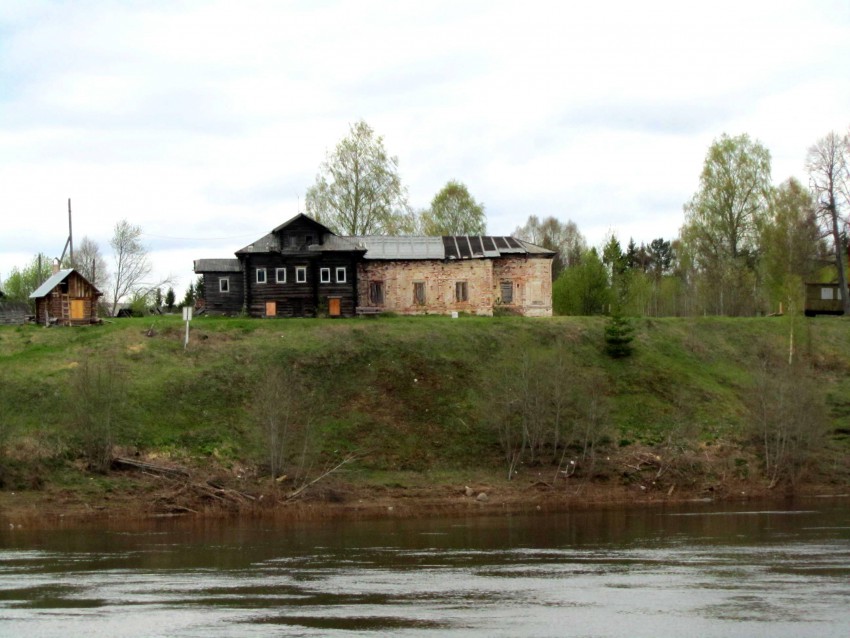 Коченга (Коченьга). Церковь Спаса Преображения. фасады, вид с юга