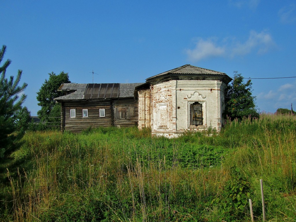 Коченга (Коченьга). Церковь Спаса Преображения. фасады, вид с востока