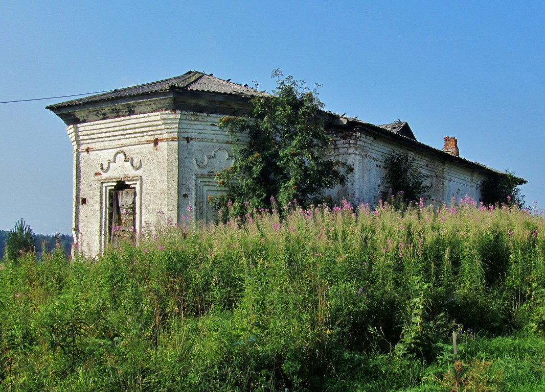 Коченга (Коченьга). Церковь Спаса Преображения. фасады, вид с северо-востока