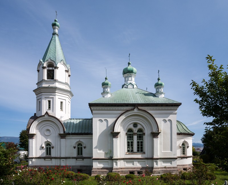 Церковь Воскресения Христова, Хакодате (Япония, Прочие страны). фасады, Церковь Воскресения Христова. Хакодате. Хоккайдо. Япония