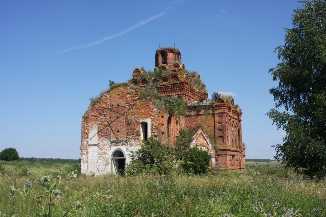 Жеремино. Церковь Рождества Пресвятой Богородицы (каменная). фасады