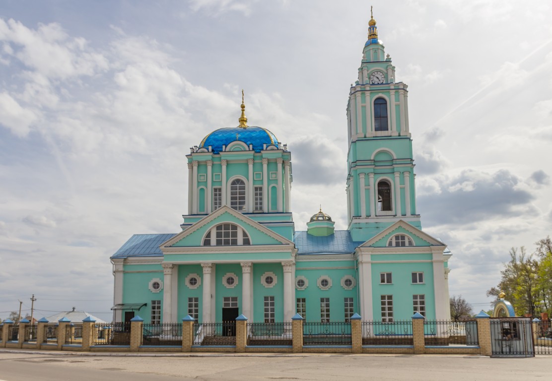 Усмань. Собор Богоявления Господня. фасады, Вид с севера