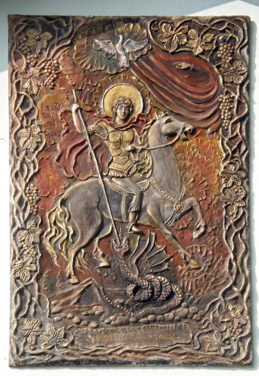 Церковь Георгия Победоносца, Даховская (Майкопский район, Республика Адыгея). интерьер и убранство