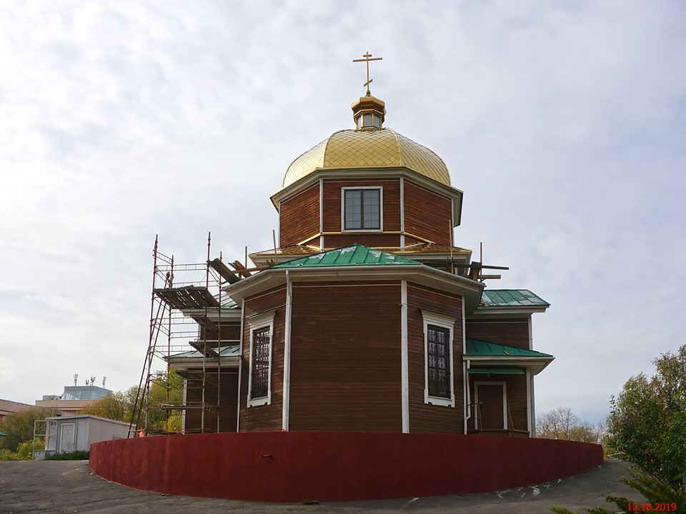 Церковь Михаила Архангела из села Вылево, Гомель (Гомель, город, Беларусь, Гомельская область). фасады