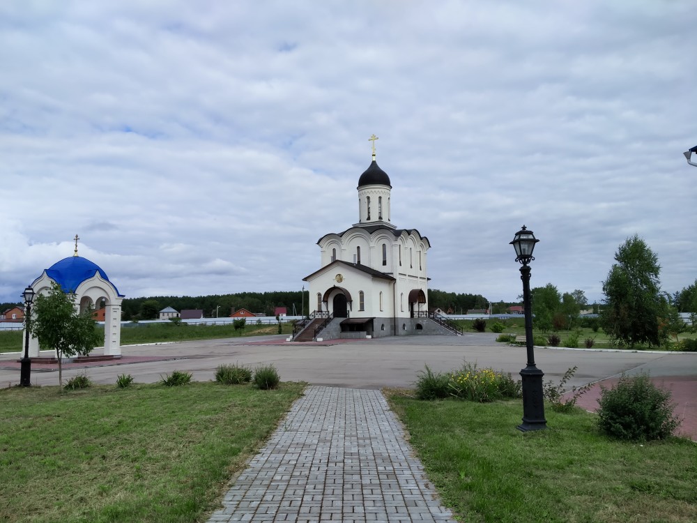 Владимирский скит, Дворцы (Дзержинский район, Калужская область). фасады, территория скита (общий вид)
