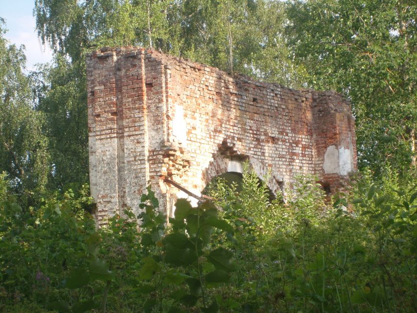 Воскресенское. Воскресенский мужской монастырь. фасады, Руины церкви.