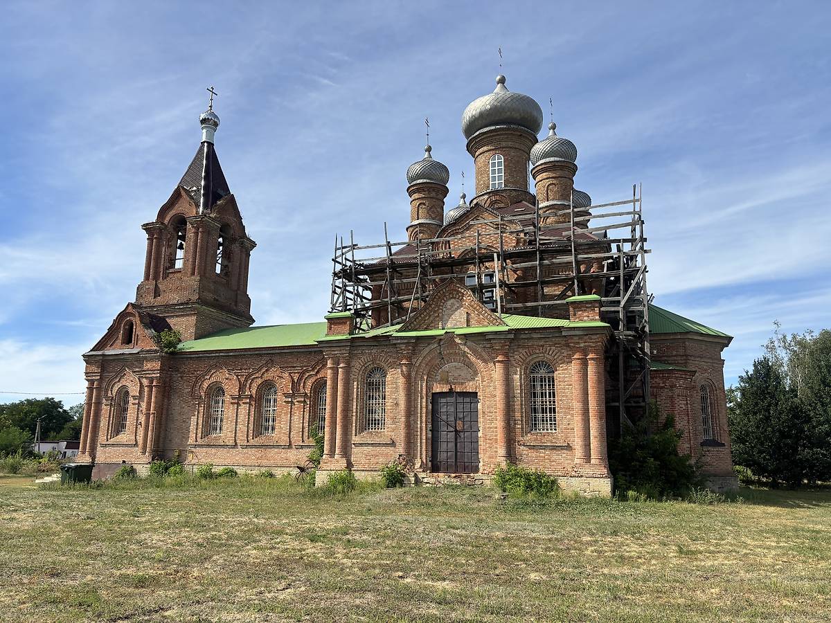 фасады. Церковь Михаила Архангела, Позднеевка (Миллеровский район, Ростовская область)
