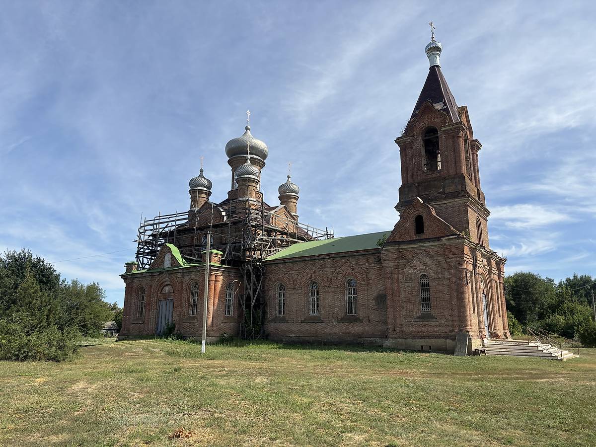 фасады. Церковь Михаила Архангела, Позднеевка (Миллеровский район, Ростовская область)