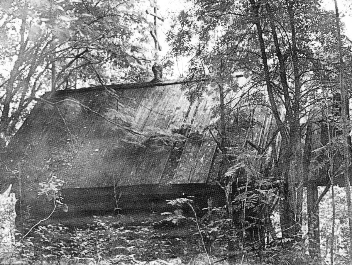 архивная фотография. Церковь Казанской иконы Божией Матери, Пустынька, урочище (Вытегорский район, Вологодская область)