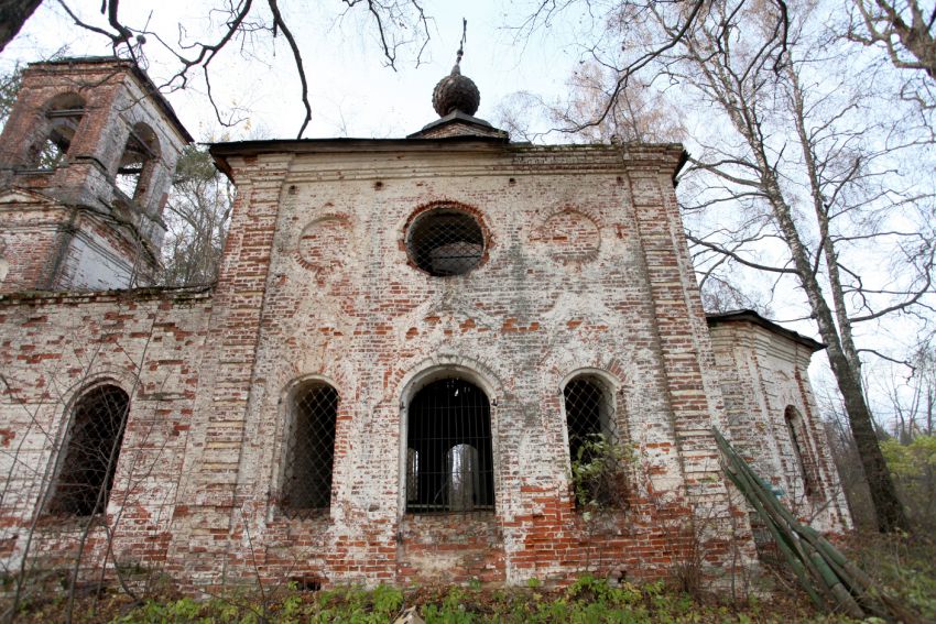 Качаево. Церковь Тихвинской иконы Божией Матери. архитектурные детали