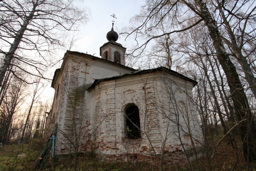 Качаево. Церковь Тихвинской иконы Божией Матери. фасады