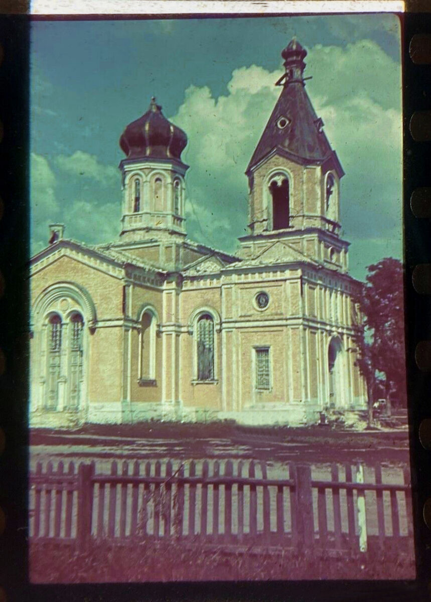 Церковь Успения Пресвятой Богородицы, Медведевка (Черкасский район, Украина, Черкасская область). архивная фотография, Фото 1941 г. с аукциона e-bay.de