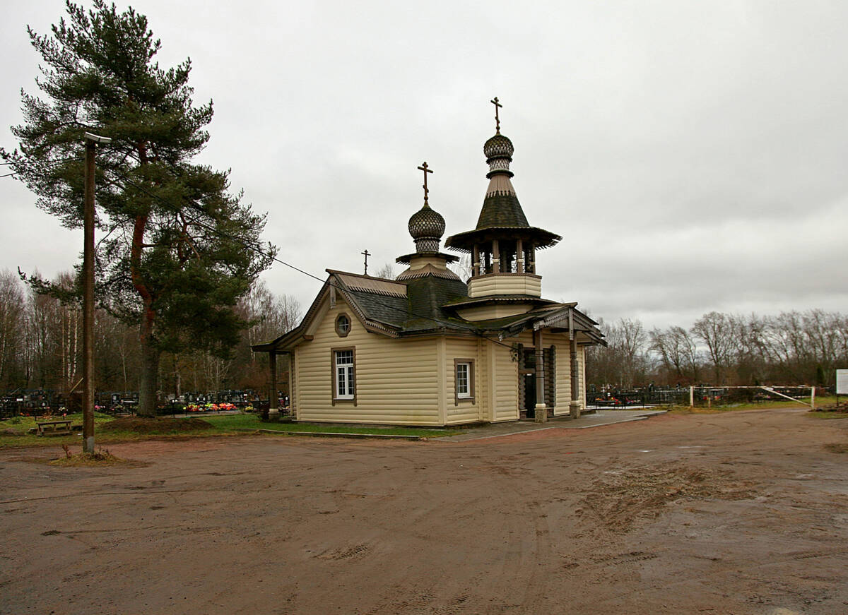 Церковь Николая Чудотворца, Малая Романовка (Всеволожский район, Ленинградская область). фасады, Церковь Николая Чудотворца