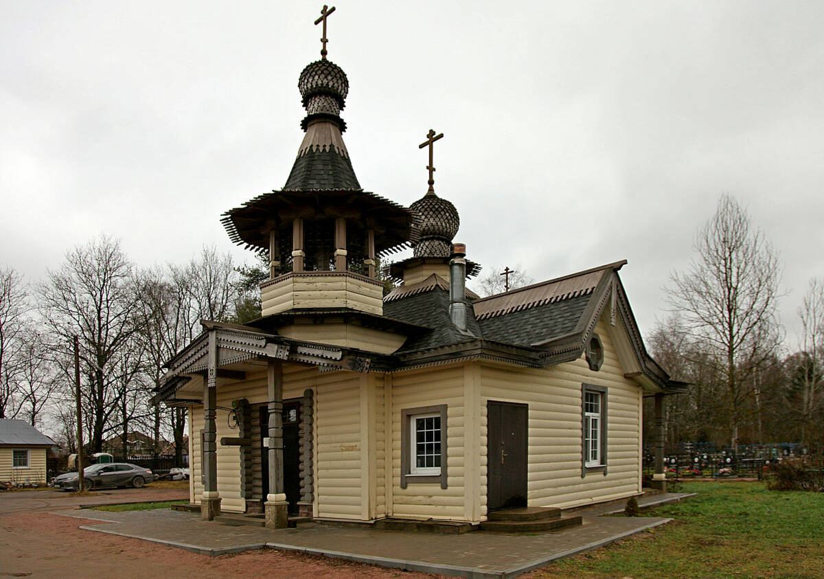 Церковь Николая Чудотворца, Малая Романовка (Всеволожский район, Ленинградская область). фасады, Церковь Николая Чудотворца