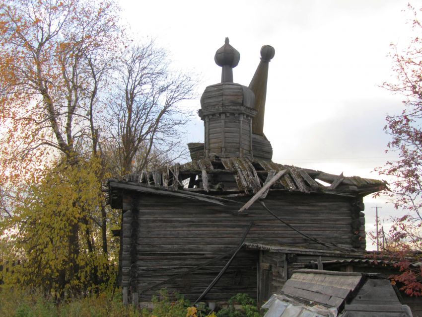 Часовня Флора и Лавра, Калитинка (Великая) (Каргопольский район, Архангельская область). документальные фотографии, вид с востока
