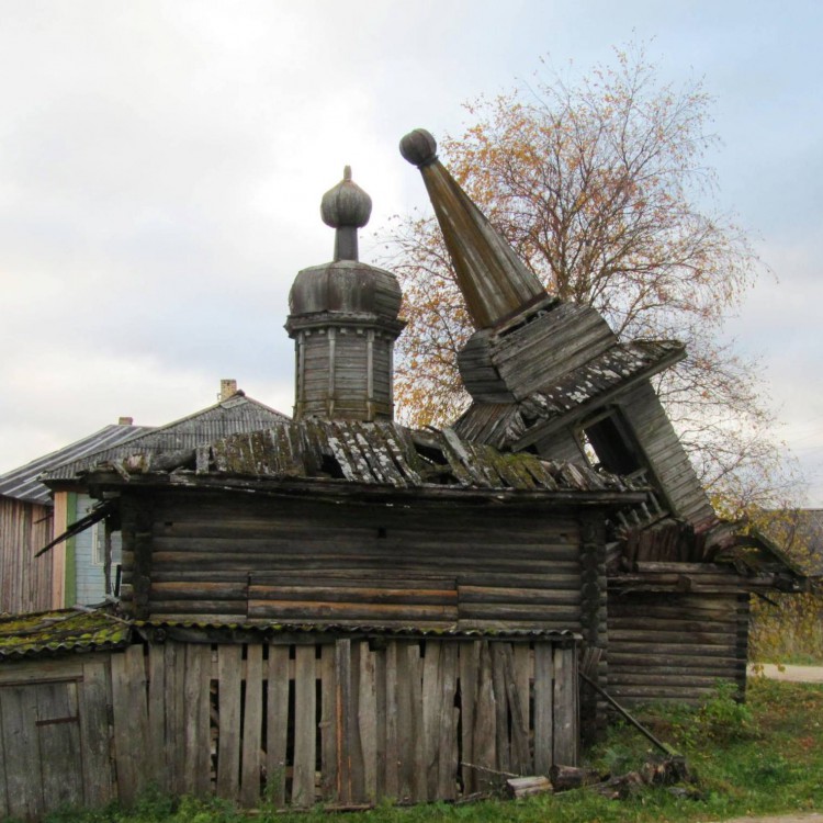Часовня Флора и Лавра, Калитинка (Великая) (Каргопольский район, Архангельская область). документальные фотографии, вид с севера