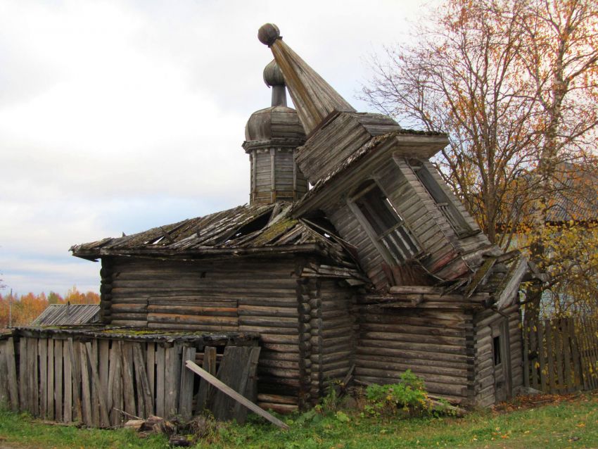 Часовня Флора и Лавра, Калитинка (Великая) (Каргопольский район, Архангельская область). фасады, вид с северо-запада