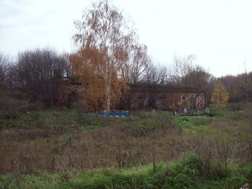 Церковь Рождества Пресвятой Богородицы, Майское (Киреевский район, Тульская область). общий вид в ландшафте