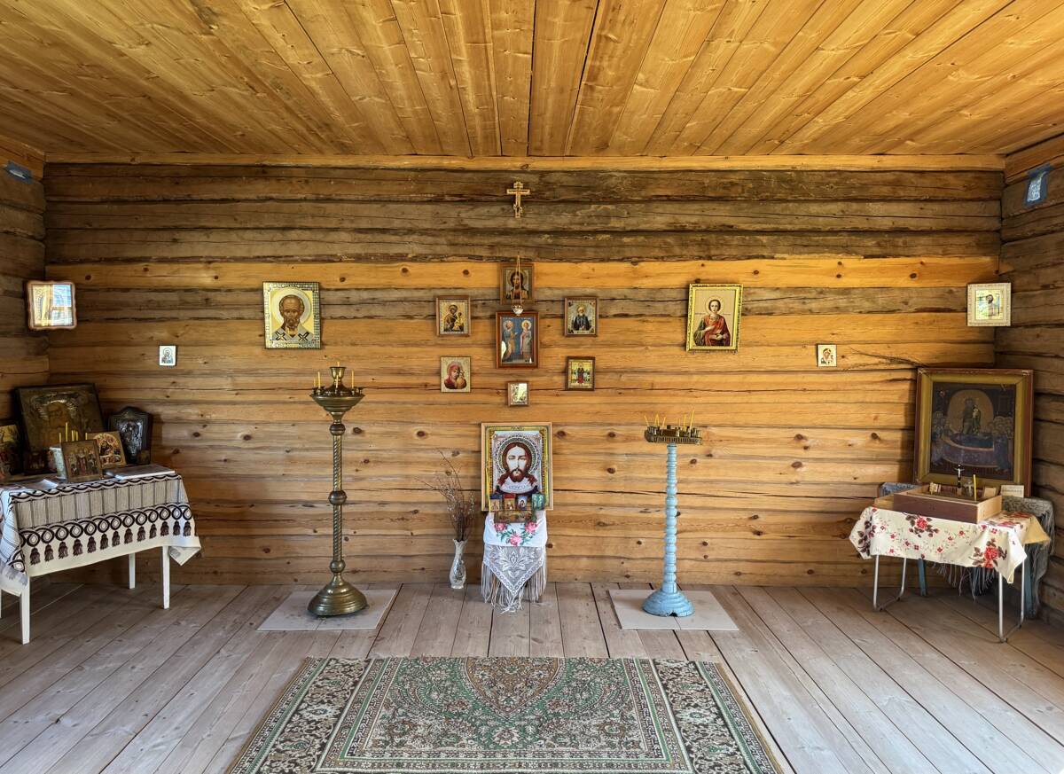 Часовня Флора и Лавра, Калитинка (Великая) (Каргопольский район, Архангельская область). интерьер и убранство, Интерьер