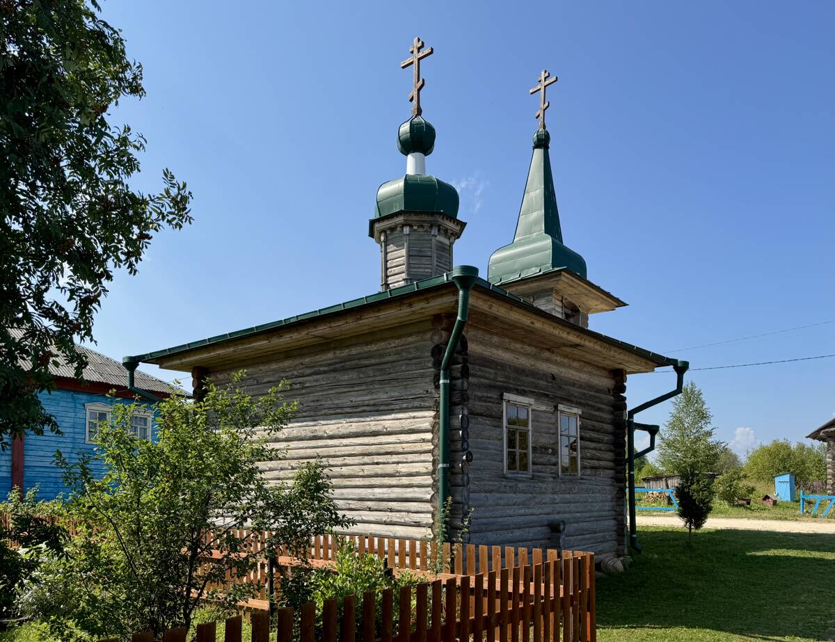 Часовня Флора и Лавра, Калитинка (Великая) (Каргопольский район, Архангельская область). фасады, Вид с северо-востока