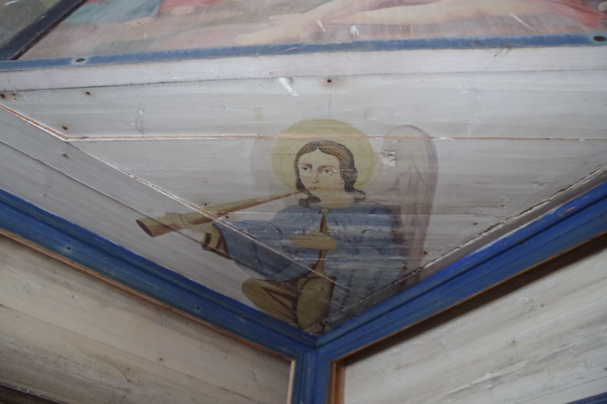 Часовня Илии Пророка, Большая Кондратовская (Каргопольский район, Архангельская область). интерьер и убранство, Паруса