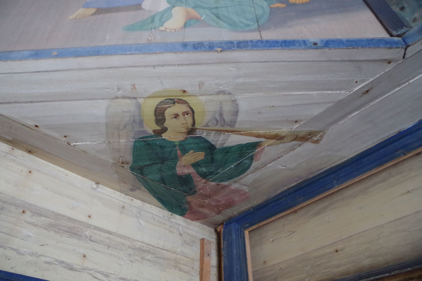 Часовня Илии Пророка, Большая Кондратовская (Каргопольский район, Архангельская область). интерьер и убранство, Паруса