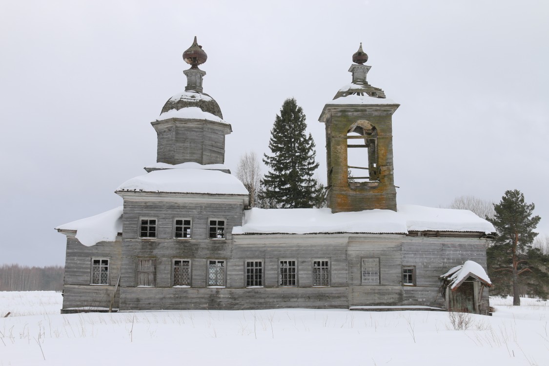 Наумовская (Замошье), урочище. Церковь Георгия Победоносца. фасады