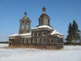 Наумовская (Замошье), урочище. Церковь Георгия Победоносца