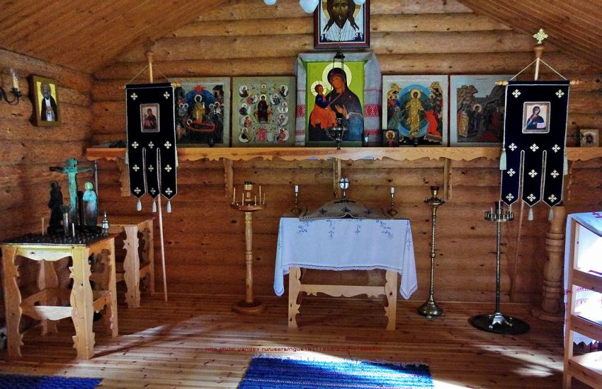 Часовня Иерусалимской иконы Божией Матери, Палокки (Южное Саво, Финляндия). интерьер и убранство