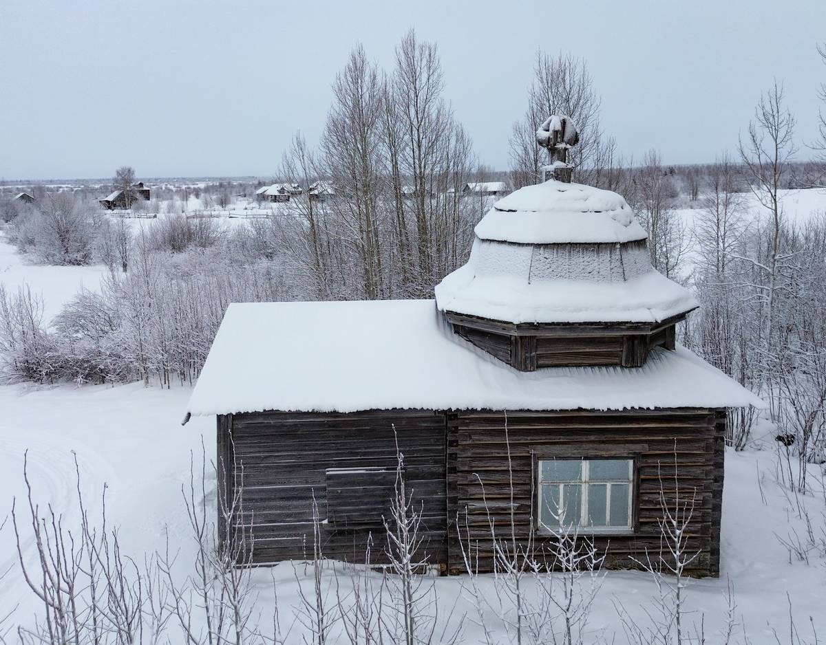 фасады. Часовня Филиппа, митрополита Московского, Павловский Бор (Онежский район, Архангельская область)