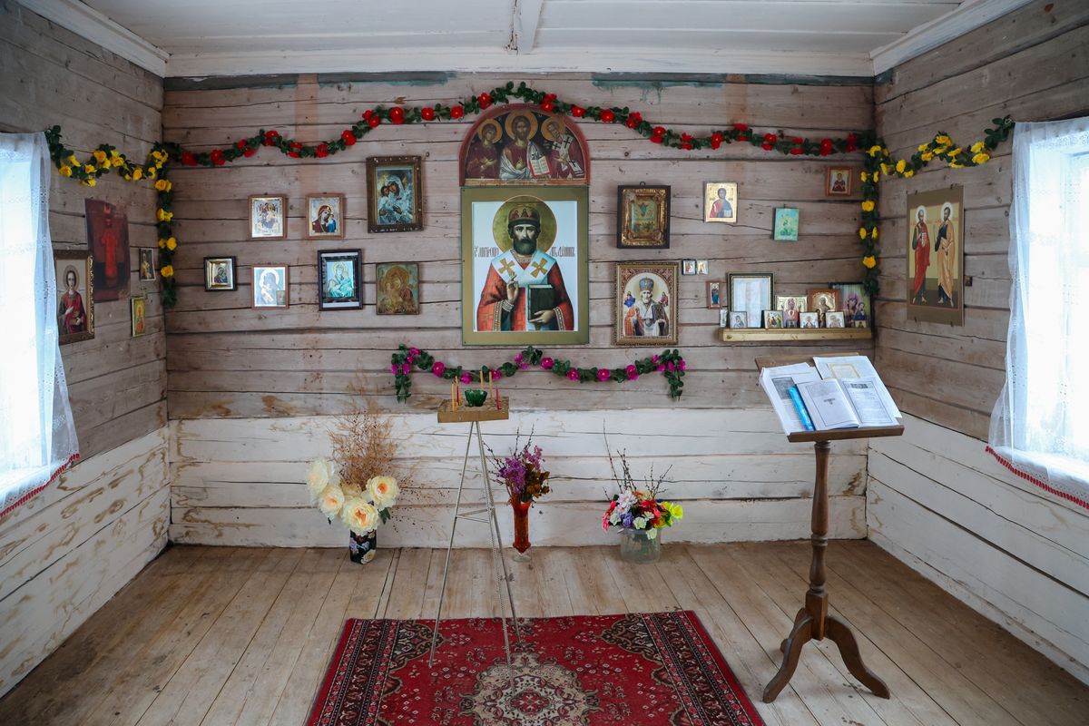 интерьер и убранство. Часовня Филиппа, митрополита Московского, Павловский Бор (Онежский район, Архангельская область)