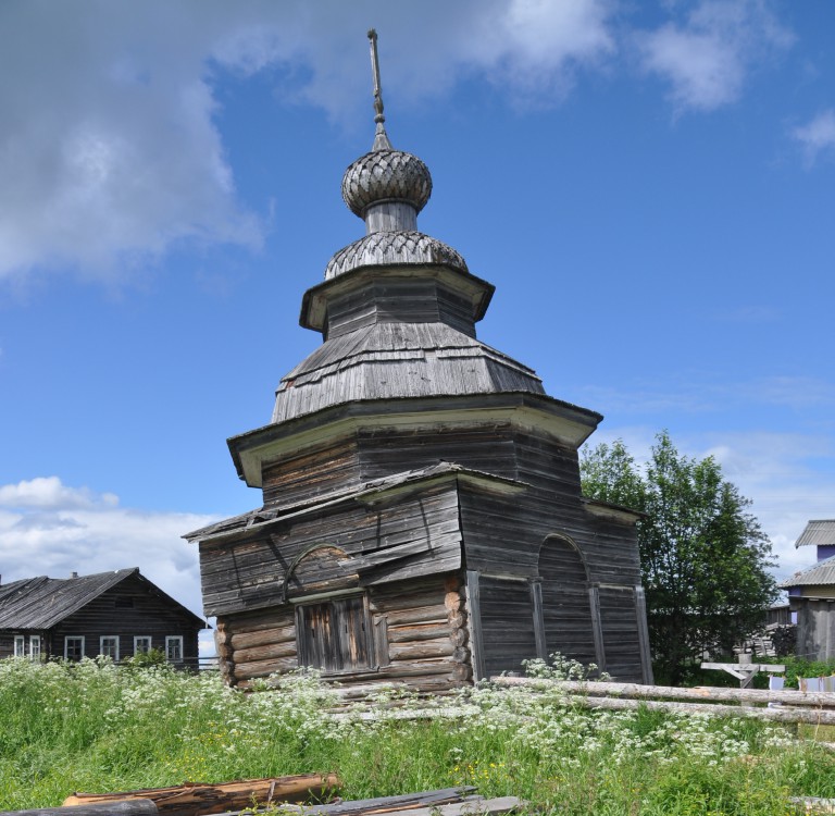 Часовня Георгия Победоносца, Нёрмуша (Нёрмужи) (Онежский район, Архангельская область). фасады