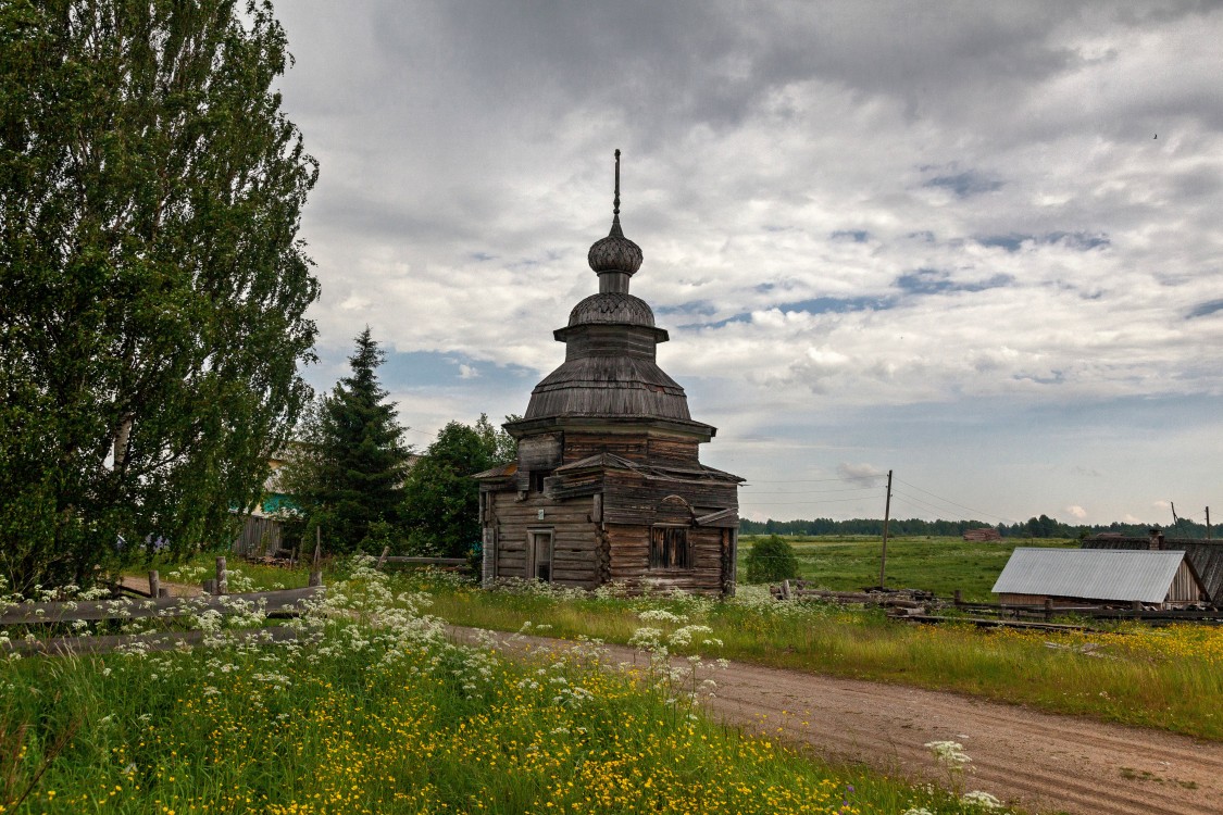 Часовня Георгия Победоносца, Нёрмуша (Нёрмужи) (Онежский район, Архангельская область). фасады