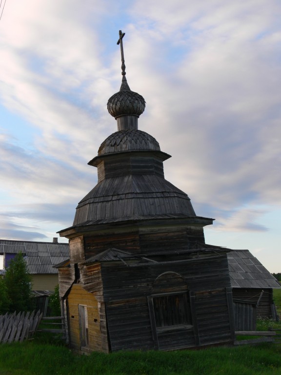 Часовня Георгия Победоносца, Нёрмуша (Нёрмужи) (Онежский район, Архангельская область). фасады