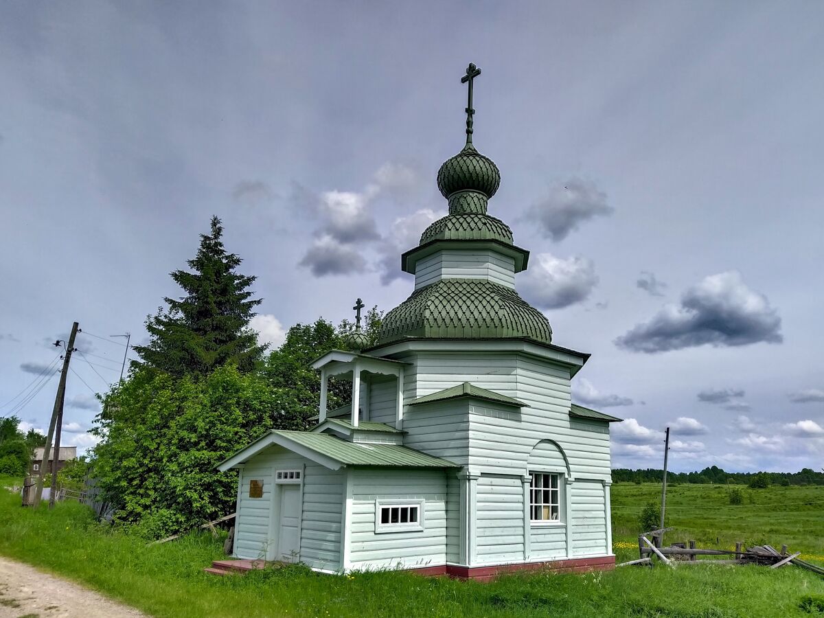 Часовня Георгия Победоносца, Нёрмуша (Нёрмужи) (Онежский район, Архангельская область). фасады