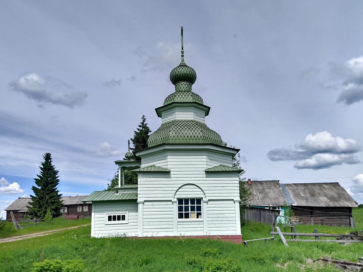 Часовня Георгия Победоносца, Нёрмуша (Нёрмужи) (Онежский район, Архангельская область). фасады