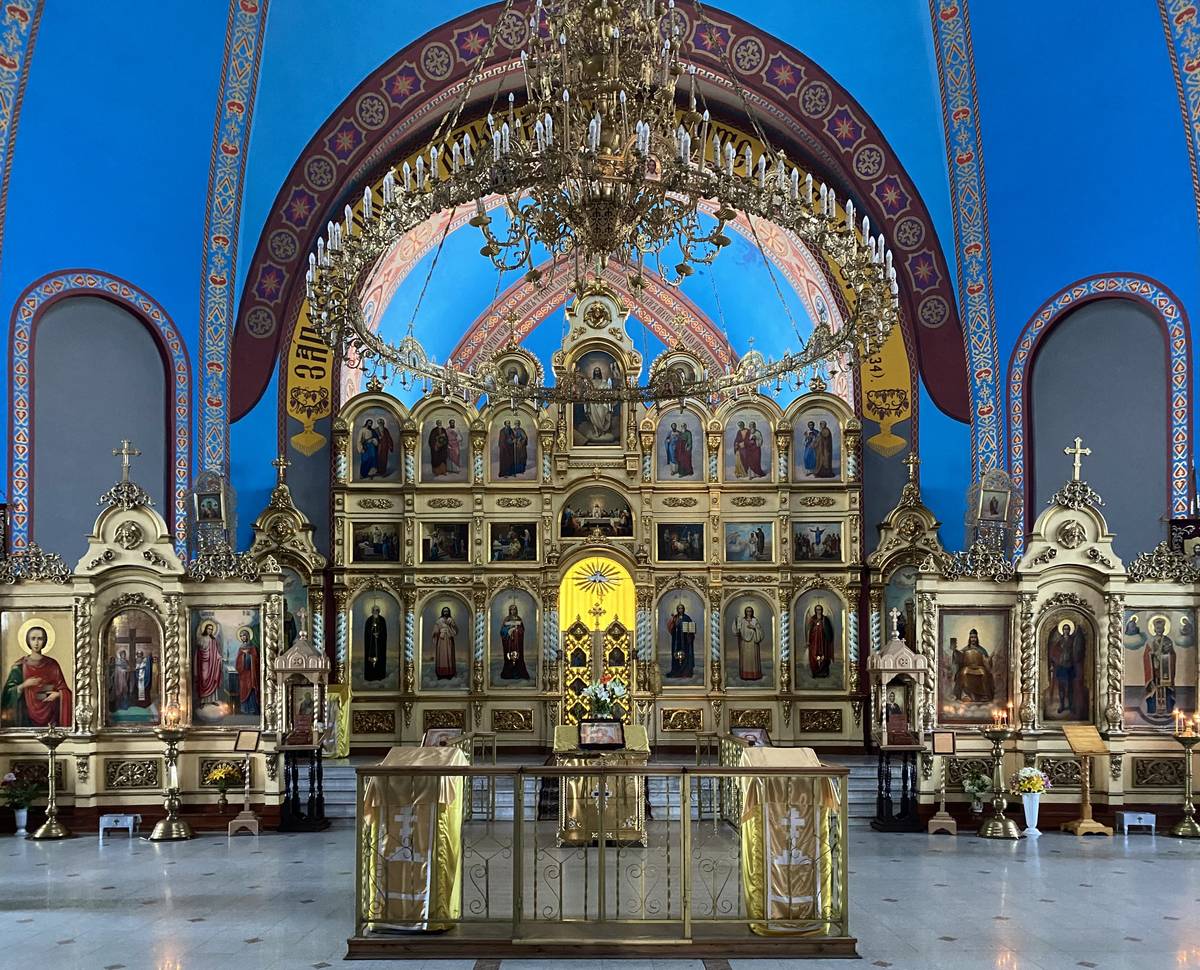 Интерьер главного объёма, интерьер и убранство. Церковь Михаила Архангела, Сорочинск (Сорочинский район, Оренбургская область)