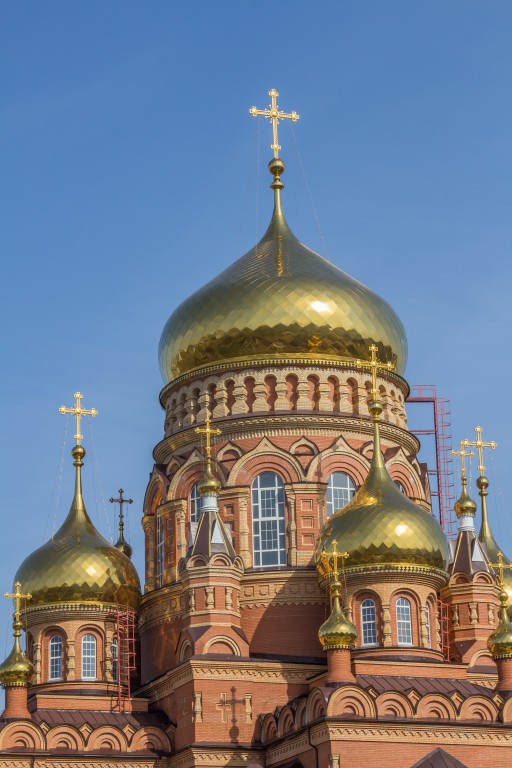 Собор Казанской иконы Божией Матери (новый), Оренбург (Оренбург, город, Оренбургская область). архитектурные детали, Завершения