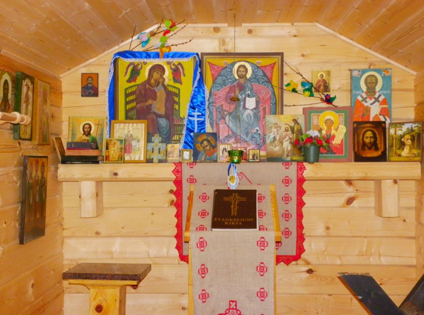 Часовня Параскевы Пятницы, Палокки (Южное Саво, Финляндия). интерьер и убранство