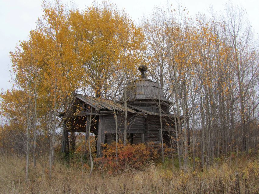 Часовня Филиппа, митрополита Московского, Павловский Бор (Онежский район, Архангельская область). фасады, вид с юго-запада