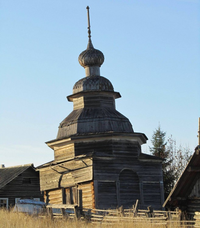 Часовня Георгия Победоносца, Нёрмуша (Нёрмужи) (Онежский район, Архангельская область). фасады, восточный фасад