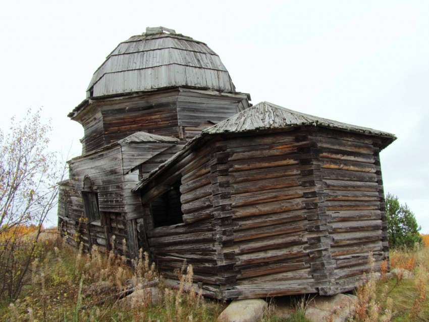 Церковь Иоанна Предтечи, Усолье (Курсановская) (Онежский район, Архангельская область). фасады, вид с юго-востока