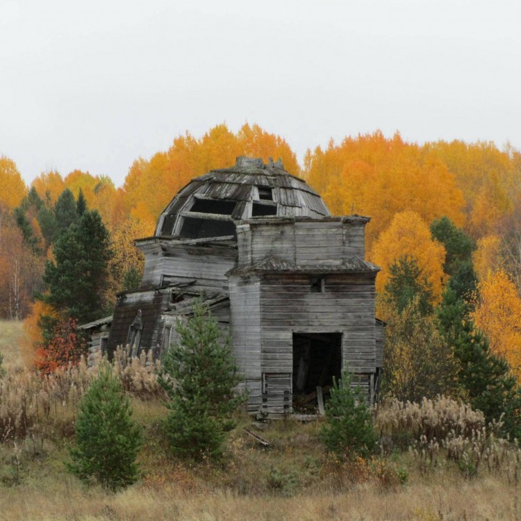 Усолье (Курсановская). Церковь Иоанна Предтечи. фасады, вид с запада