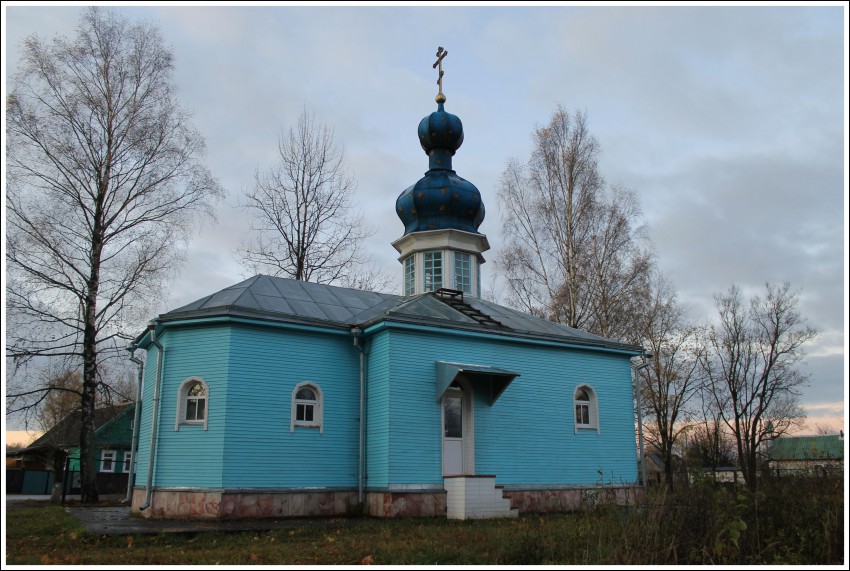 Парфино. Церковь Феодоровской иконы Божией Матери. фасады