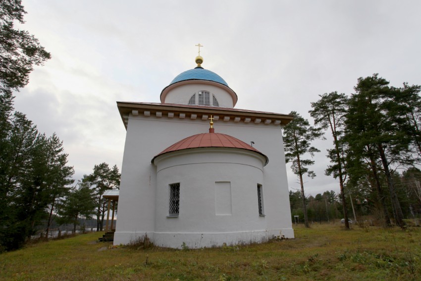 Мегрино. Церковь Тихвинской иконы Божией Матери. фасады