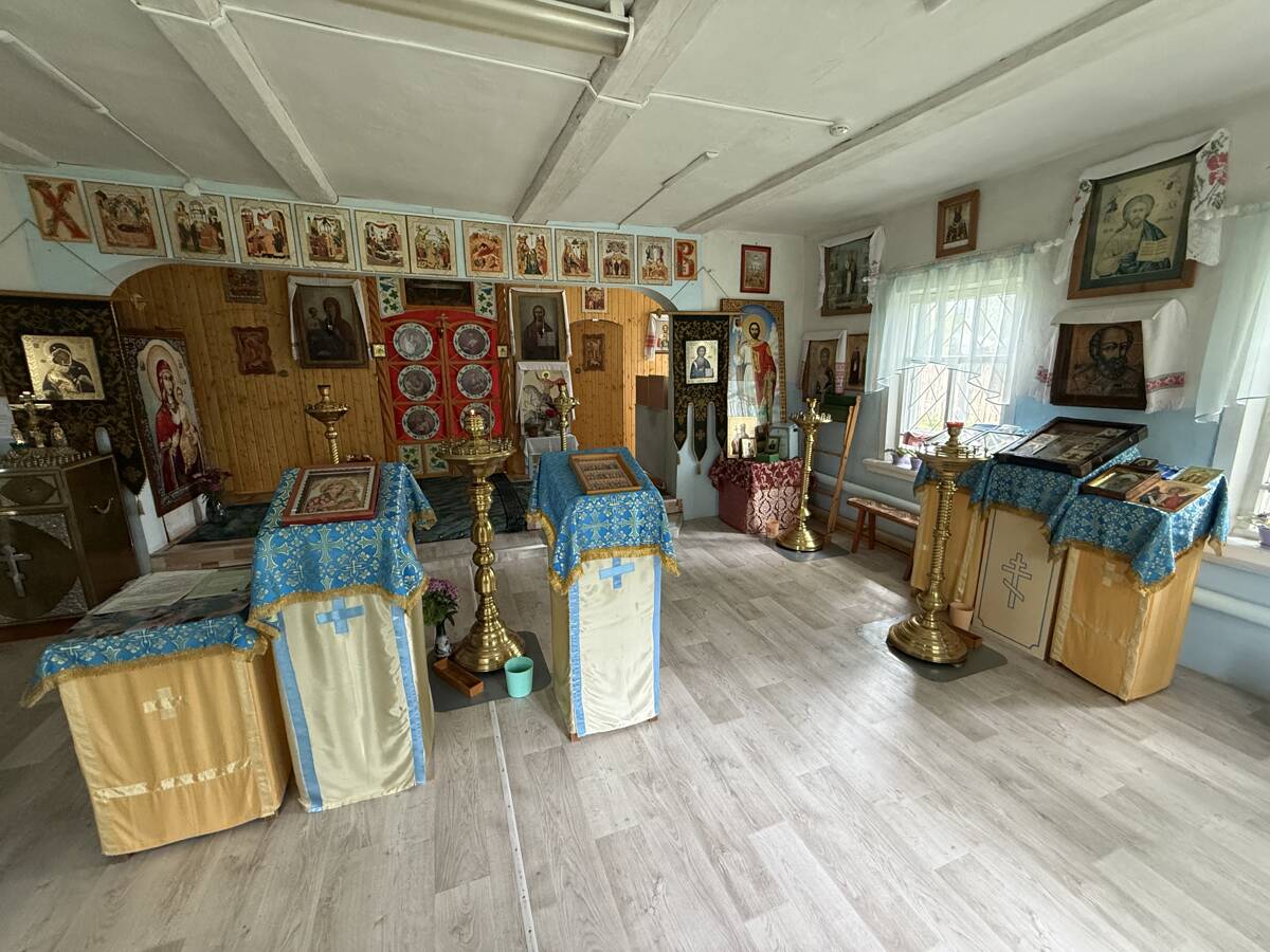 Церковь Покрова Пресвятой Богородицы, Юсьва (Коми-Пермяцкий округ, Юсьвинский район, Пермский край). интерьер и убранство, Вид на восток