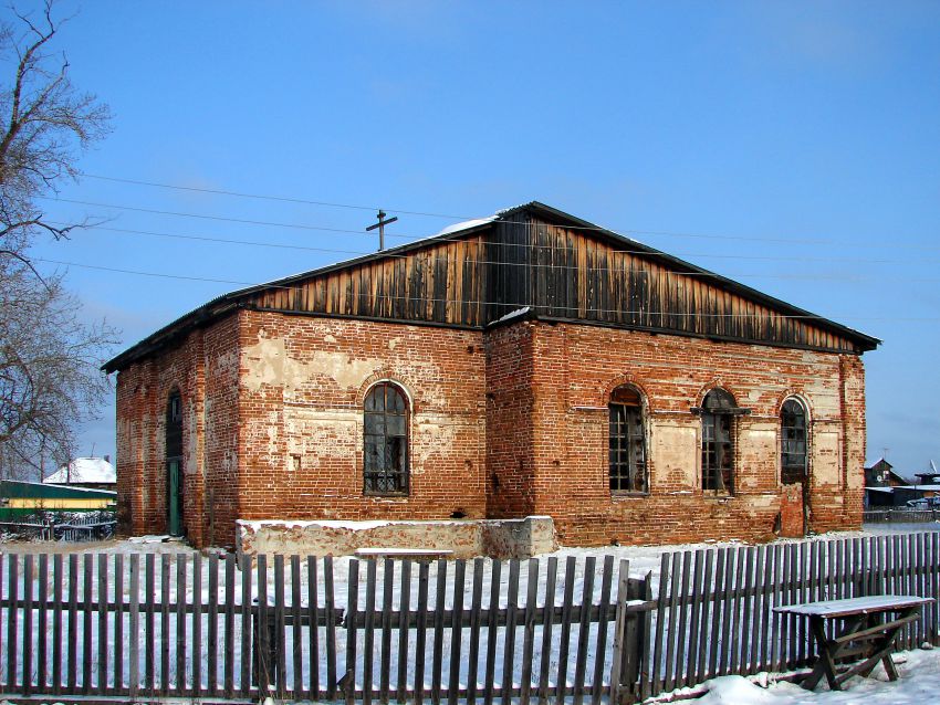 Церковь Преображения Господня, Таборы (Таборинский район (Таборинский МР), Свердловская область). общий вид в ландшафте