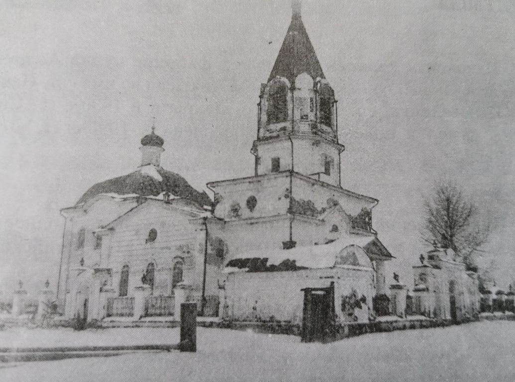 Церковь Преображения Господня, Таборы (Таборинский район (Таборинский МР), Свердловская область). архивная фотография, Фото 1930 года с сайта svyatural.com