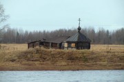 Часовня Петра и Павла, вид с Онеги с юго-востока<br>, Кялованга, Онежский район, Архангельская область